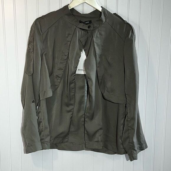 Haoduoyi Casual Open Front Jacket Women’s XXL Green Classic Long Sleeve  Snap - Picture 1 of 11
